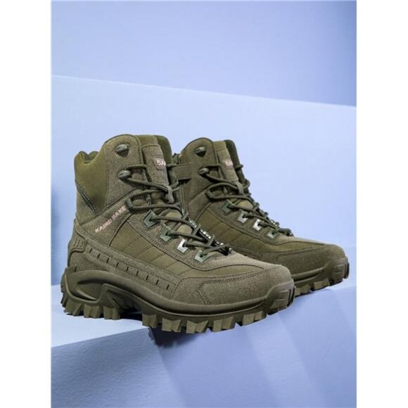 Men's Tactical Boots Military Combat Boots Hiking - Picture 4 of 11